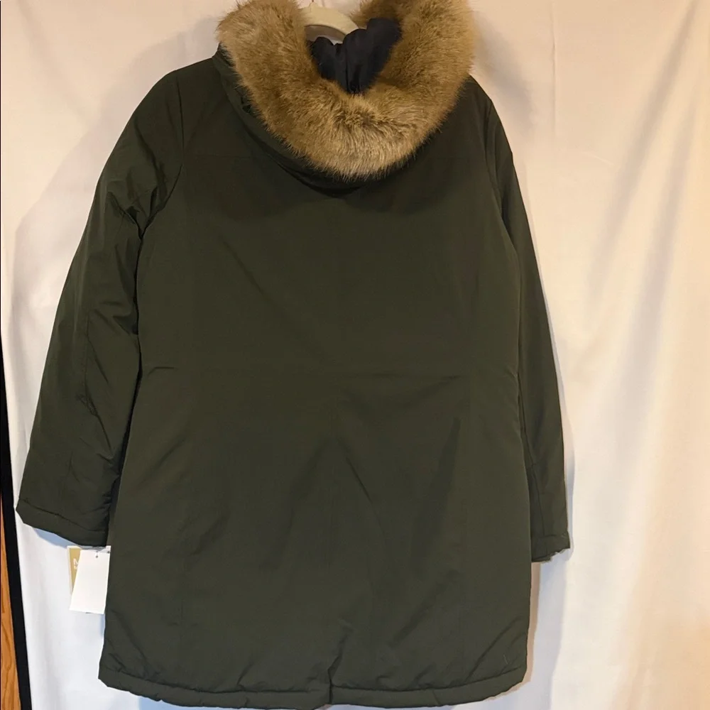 Michael Kors, Ivy Missy Coat Down Parka Jacket, Ivy Green, Women Size S